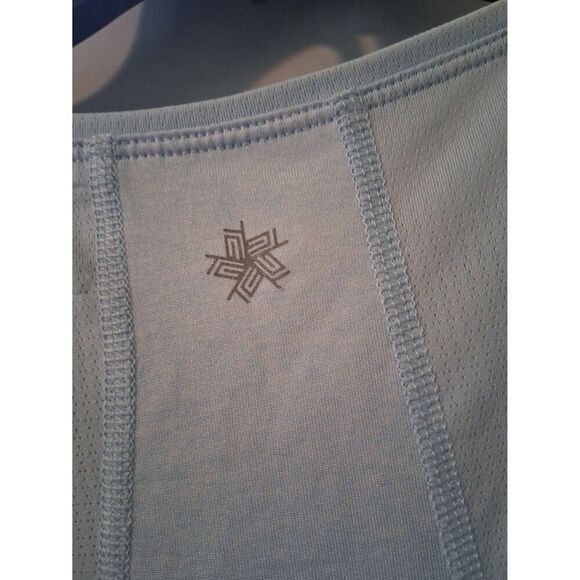 T-Shirt Hush Aqua Blue Tek Gear Performance Dry Tek Tee XL 14 Women's - Picture 5 of 6